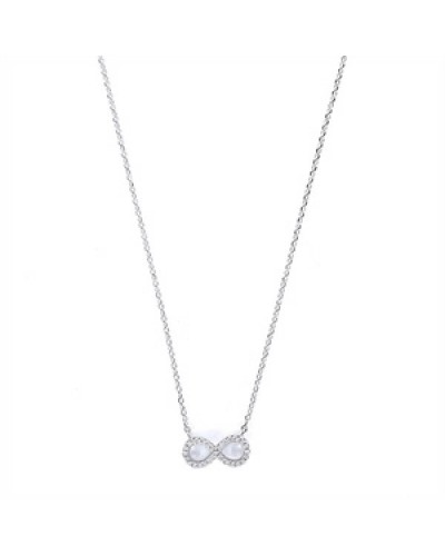 Colgante plata símbolo infinito. - 9092190