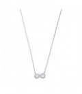 Colgante plata símbolo infinito. - 9092190