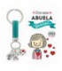 Llavero de plata y acero. - 9109452
