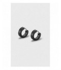 Pendientes Lotus de acero caballero. - LS2156-4/2