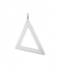 Penjoll de plata amb forma de triangle. - PERN397G