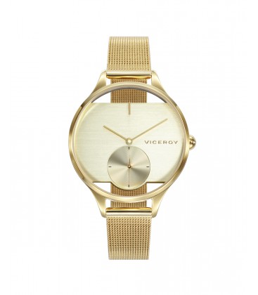 Reloj Viceroy señora con brazalete IP dorado. - 42370-90