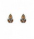 Pendientes plata con piedras. - P277