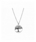 Colgante de plata del árbol de la vida con cadena. - LAF6098CL