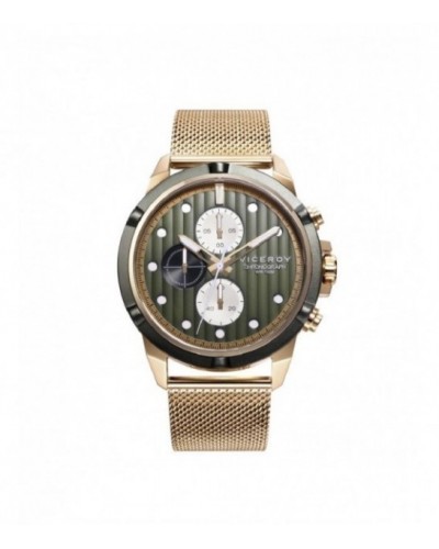 Rellotge Viceroy per a home cronòmetre d´acer Ip daurat. - 471329-67