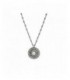 Colgante de plata con cadena y perla. - C523