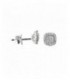 Pendientes oro blanco brillantes. - 469122