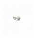 Anell de plata i or amb perla i brillant. - 22361