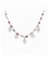 Collar de plata con piedras y perlas. - LAF6304CL