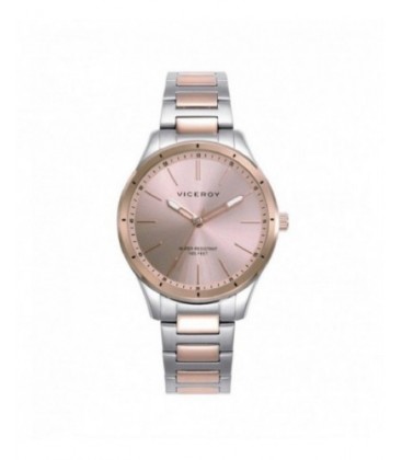 Rellotge Viceroy per a dona d`acer IP rosat. - 401228-77