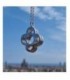 Colgante de plata flor de Barcelona. - PEJ006S
