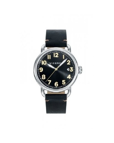 Reloj Viceroy con números árabes y correa piel. - 42251-55