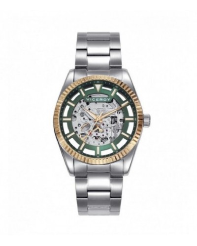 Reloj Viceroy automático para hombre de acero esqueleto. - 42447-67