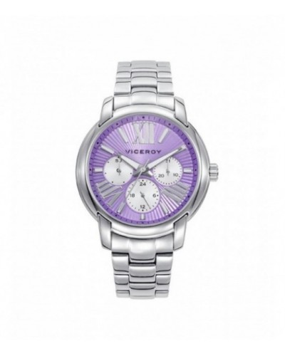 Reloj Viceroy multifunción de acero para mujer. - 401268-93