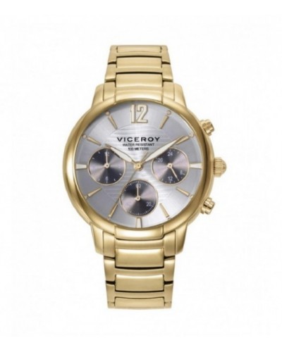 Reloj Viceroy multifunción para mujer IP dorado. - 401206-85