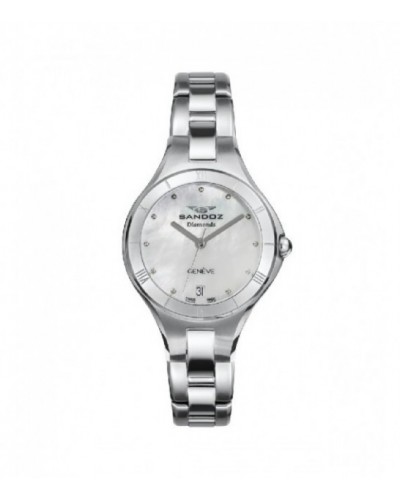 Reloj Sandoz de acero para mujer. - 81370-07