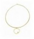 Colgante de plata chapada con brillante. - C-040(R)B