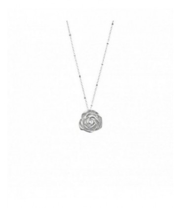 Colgante de plata en forma de rosa. - PERM027M