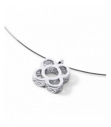 Colgante de plata flor de Barcelona. - PEJ006SM