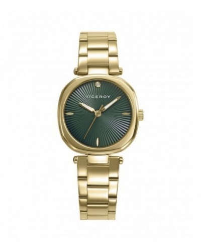 Reloj Viceroy de acero IP dorado para mujer. - 41152-67