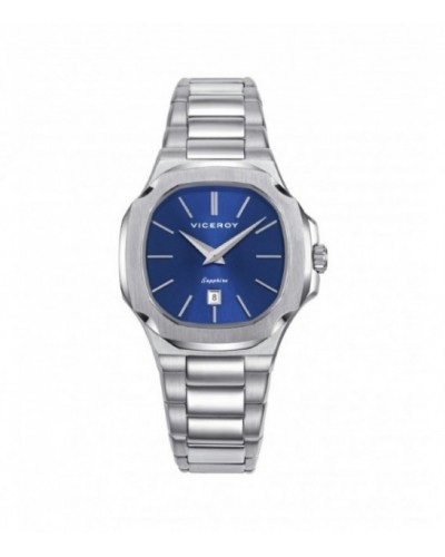 Reloj Viceroy para mujer de acero esfera azul. - 45110-37