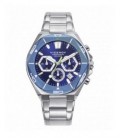Reloj Viceroy cronómetro para hombre de acero. - 46849-37