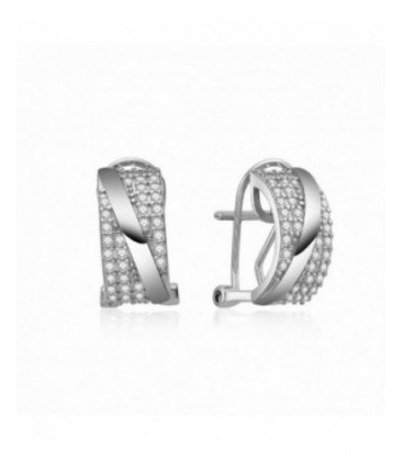 Pendientes de plata con circonitas. - 2024907