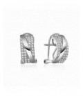 Pendientes de plata con circonitas. - 2024907