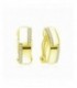 Pendientes de plata chapada con cierre de clip. - 2025131/Y
