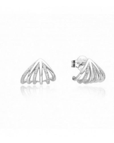 Pendientes de plata con circonitas. - 2025039