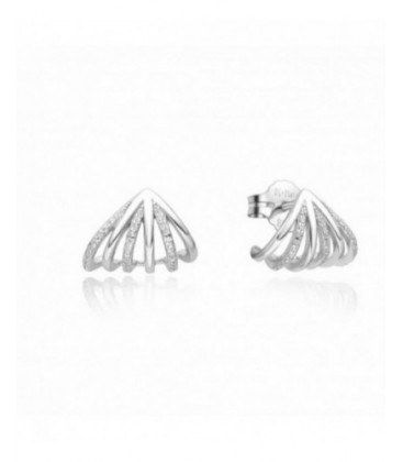 Pendientes de plata con circonitas. - 2025039