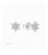Arracades de plata rodiada d´estrella i circonites. - 2025362/8