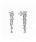 Pendientes largos con circonitas. - 2025415