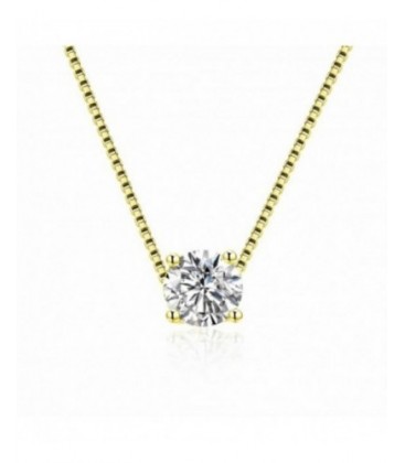 Colgante de plata chapada con circonita. - 2031240/4.5