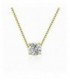 Colgante de plata chapada con circonita. - 2031240/4.5