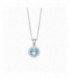 Colgante de plata con piedra azul. - 2031318/AG
