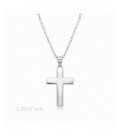 Creu de plata plana Creu de plata plana. - 2031584