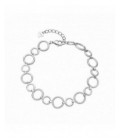 Pulsera de plata con círculos. - 2041243