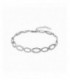 Pulsera de plata con malla alargada. - 2041245
