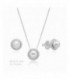 Conjunt de plata d´arrecades i penjoll de perla natural. - 2060062/8
