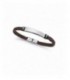 Pulsera Viceroy de acero y piel para hombre. - 15180P01011