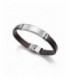 Pulsera Viceroy de acero y piel para hombre. - 6371P09011