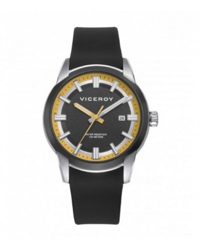 Reloj Viceroy para hombre acero con correa de caucho. - 401501-57