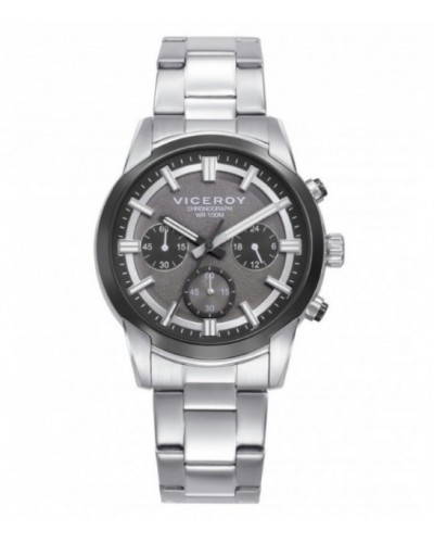 Reloj Viceroy para hombre cronómetro de acero. - 401507-17