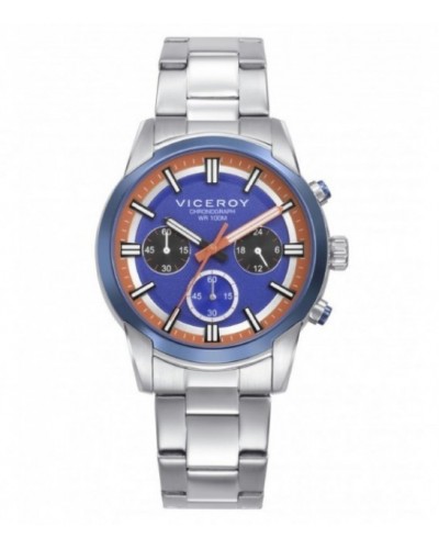Reloj Viceroy para hombre cronómetro de acero. - 401507-37