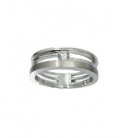 Anillo de oro blanco con un brillante. - 156385SOB