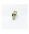 Anillo oro 18k bicolor. - 5985-1